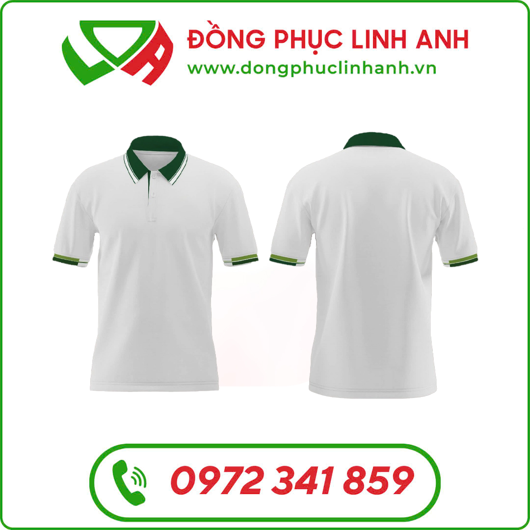 Áo Thun Đồng Phục Cổ Trụ Mẫu 10