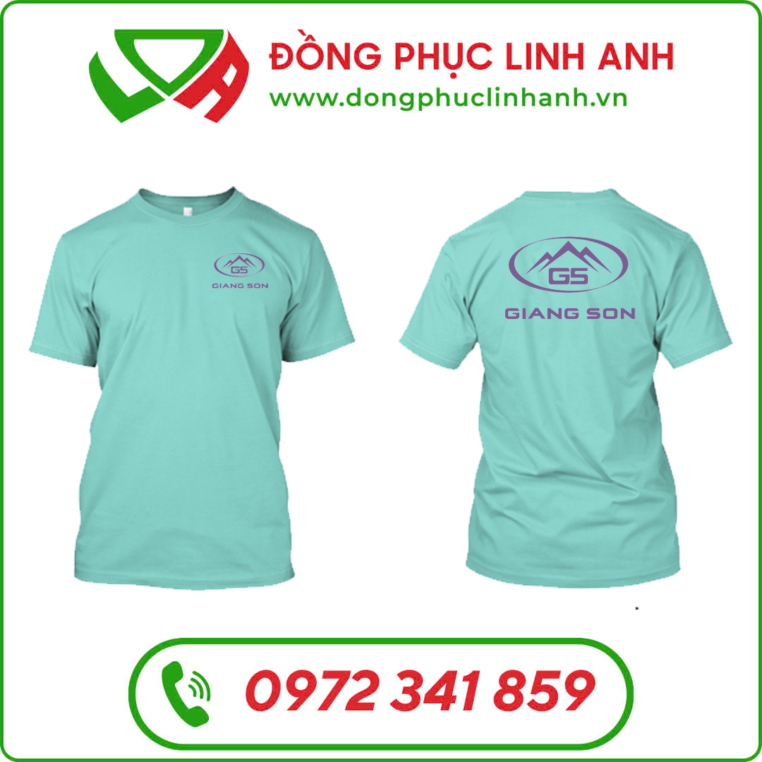 Áo thun đồng phục cổ tròn Bình Dương