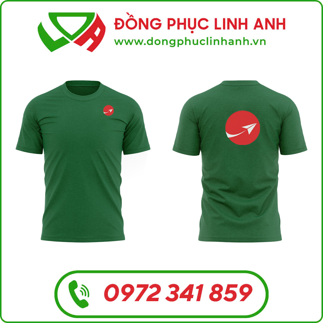 Áo thun đồng phục công ty tại Đồng Phục Linh Anh
